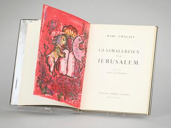 BOK, Marc Chagall, innehållande 2 färglitografier.