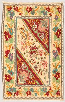 Carpet, Armenian kilim dated 1941 214x141 cm.