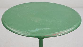 TRÄDGÅRDSBORD, gjutjärn, 1800-talets slut.