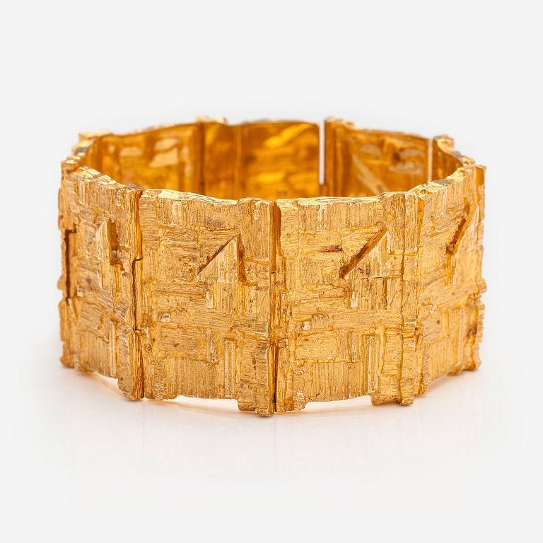 Björn Weckström, Armband "Opus 381", 18K guld. Lapponia 1969.