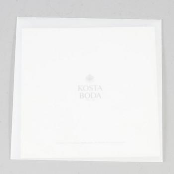 BERTIL VALLIEN, a unique Swedish artglass sculpture "Powerfigure", Kosta Boda,