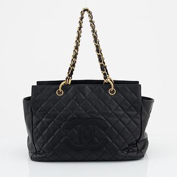 Chanel, a caviar leather 'Big Shopper' tote bag, 2000-2002.