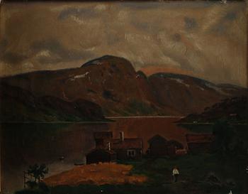 OKÄND KONSTNÄR, 2 st, oljor på duk, 1800-talets andra hälft.