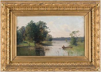 ALFRED THÖRNE, oil on canvas, signed.