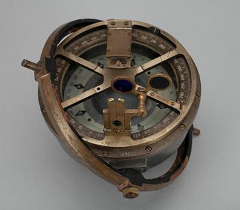 KOMPASS, mässing, 1900-talets mitt.