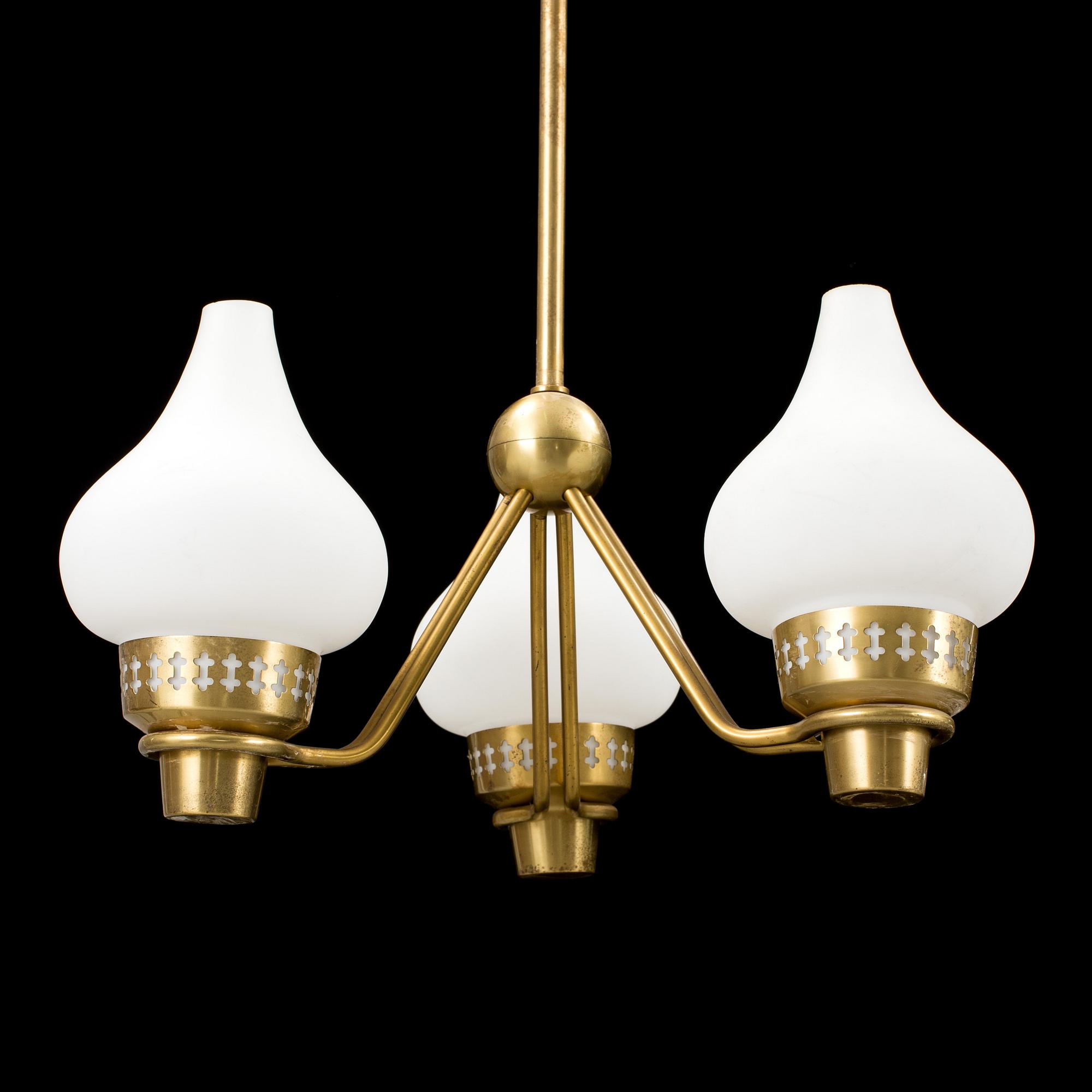 A swedish ceiling lamp by ASEA, 1950s.