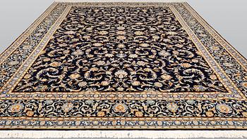 A Keshan carpet, c. 450 x 322 cm.