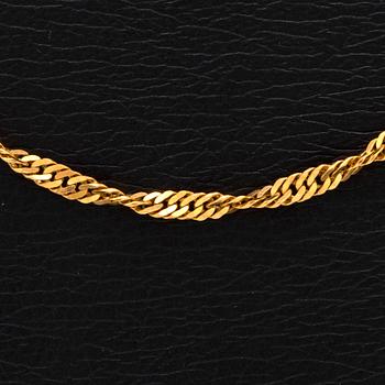 Goldchain 18K, 9,2 g, approx 62 cm.