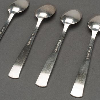 KAFFESKEDAR, silver, 11 st Rosenholm, GAB, Stockholm, 1967.