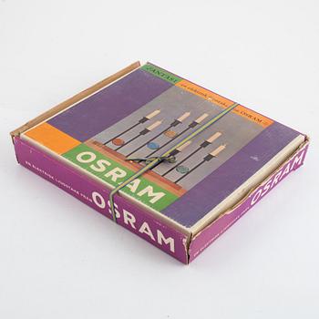 A "Fantasi" type 92 electric advent candle holder/table lamp, Osram, Sweden, 1960's.