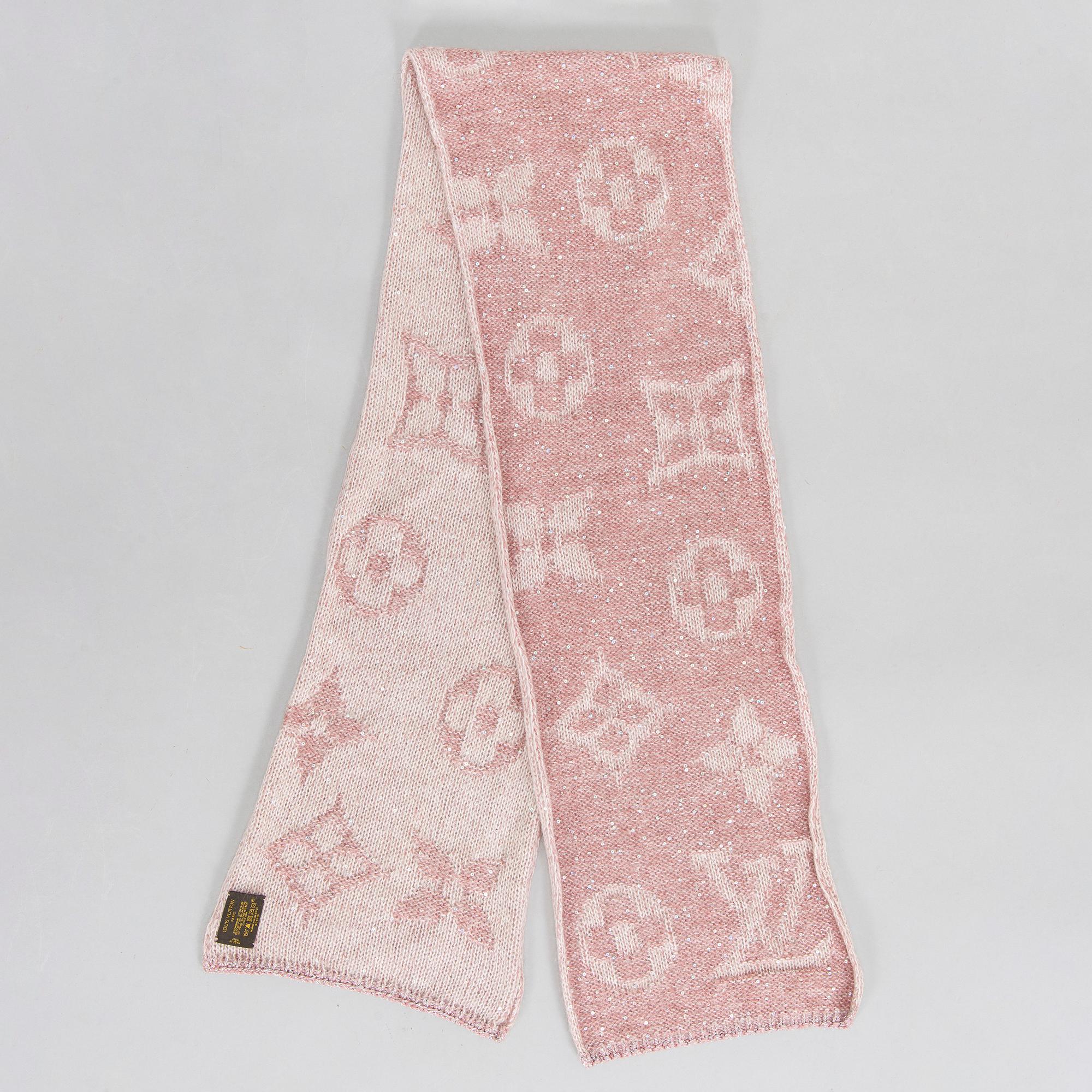 Louis Vuitton, a 'Monogram Sunset Mohair Scarf'.
