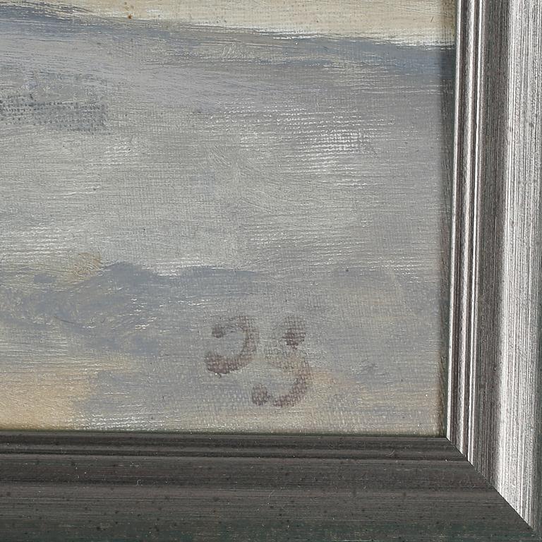 HUGO ZUHR, olja på duk, monogramsignerad, daterad 1950/51 á tergo.