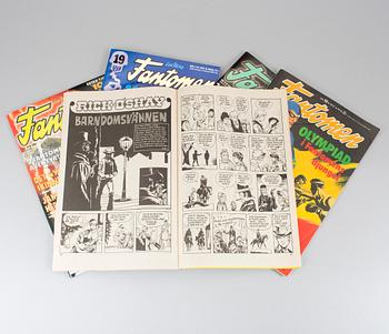 A lot of "Serietidningen Fantomen" comic books full years 1971-2015.