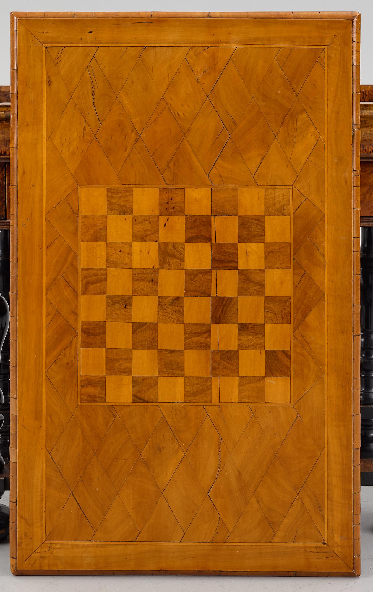 A late Baroque games-table, fStockholm, irst half of the 18th century.