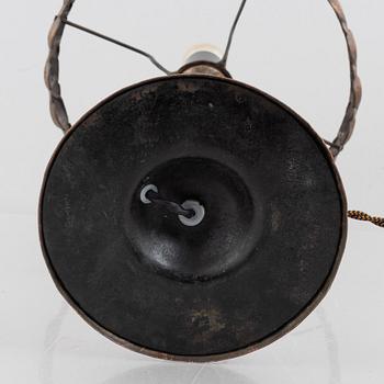 Harald Notini, attributed to. A table lamp, model number 6735, Arvid Böhlmarks Lampfabrik, Stockholm 1919-1928.