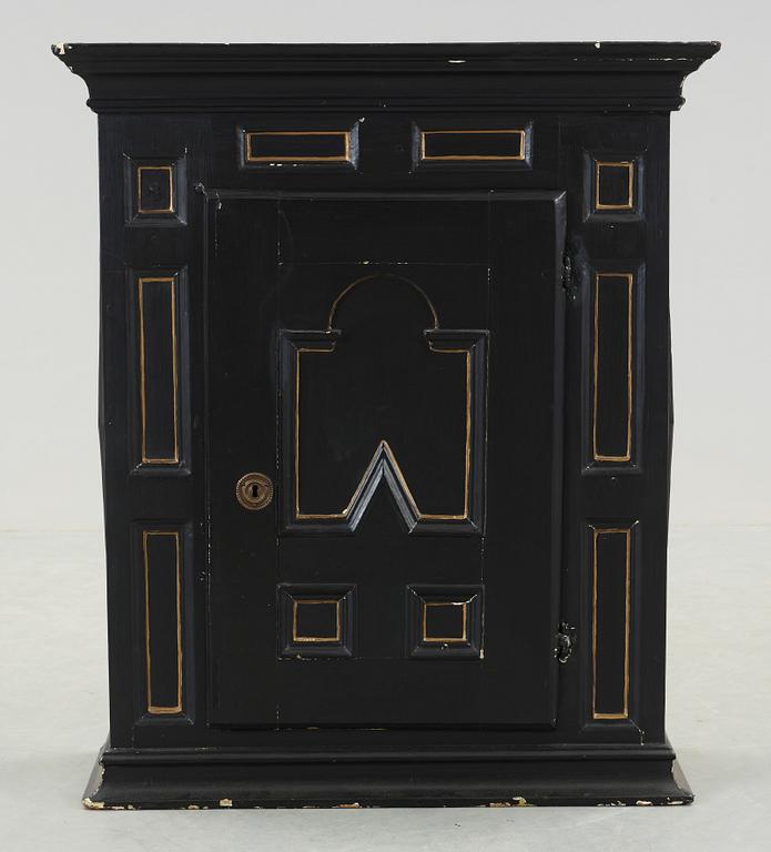 VÄGGSKÅP, barock, 1700-talets mitt.