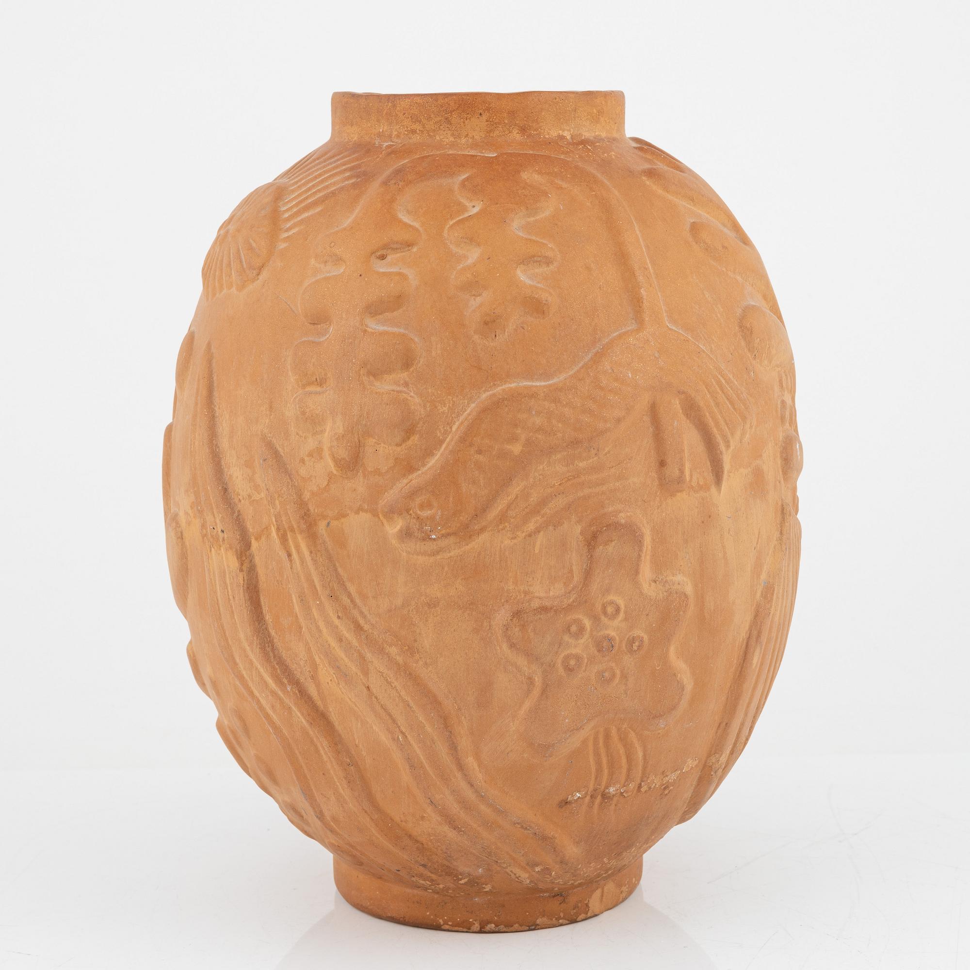 Anna-Lisa Thomson, an earthenware vase, Upsala Ekeby.