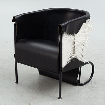 Glen Baghurst, an "Accoutre 2" armchair, Glen Baghurst AB, Plumassier & Maxime Leroy. Limited second edition.