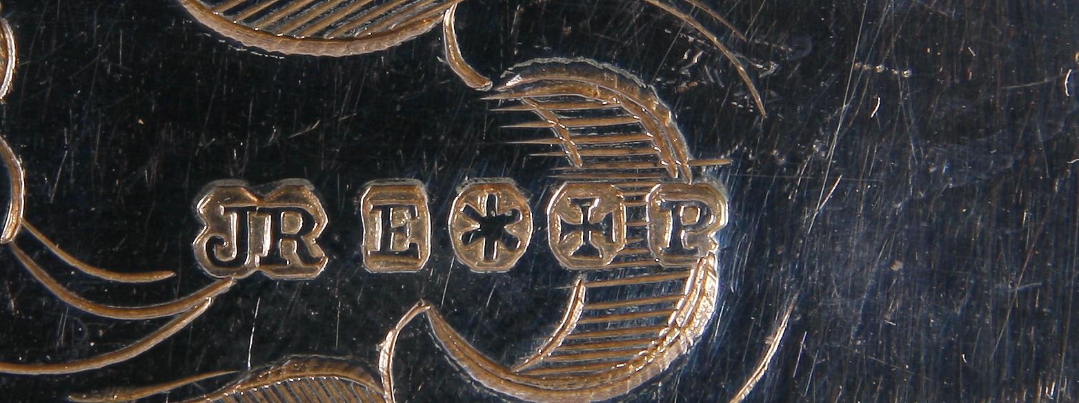 FISKUPPLÄGGNINGSBESTICK, nysilver och ben, nyrokoko, trol England, omkring 1900.