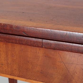 A Swedish Karl-Johan card table, from the first half of the 19th century.
