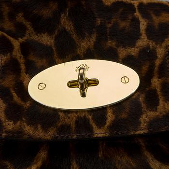 A Mulberry 'Bayswater' leopard imitation calf leather hand bag.
