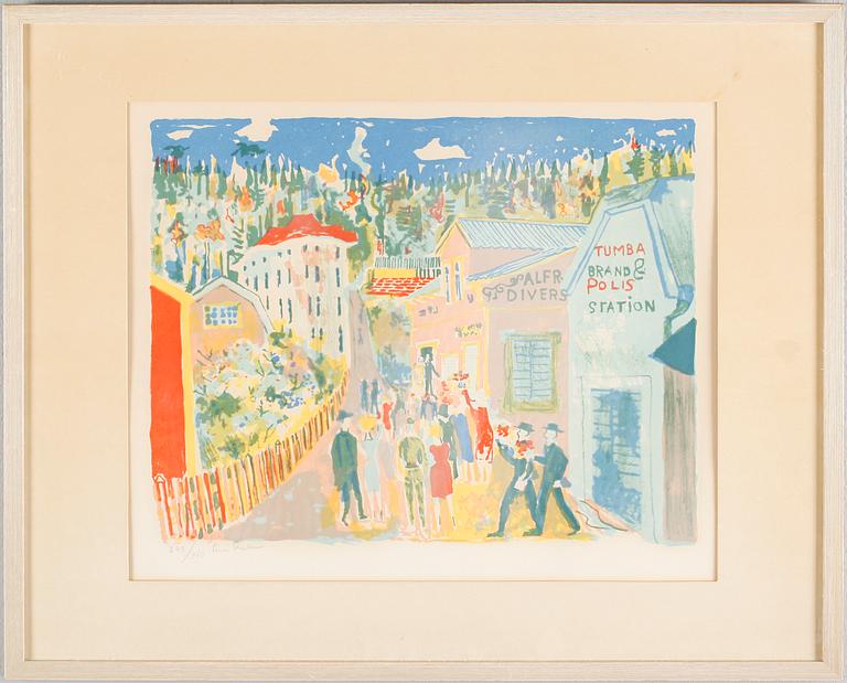 SVEN X:ET ERIXSON, färglitografi, signerad, numrerad 242/360.