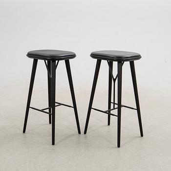 Space Copenhagen, barstolar, 6 st, "Spine", Fredericia, Danmark, 2019.