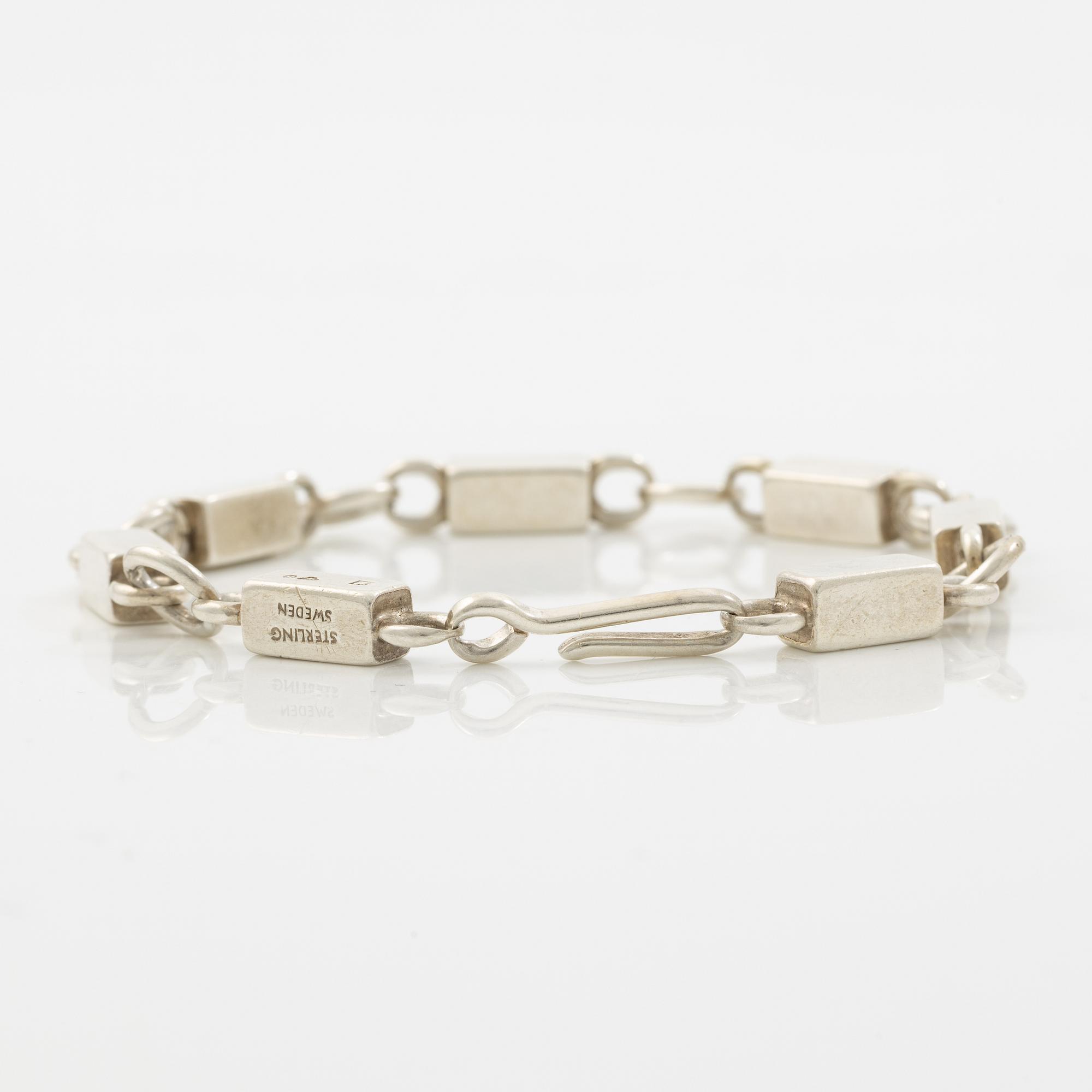 Wiwen Nilsson, bracelet, sterling silver.