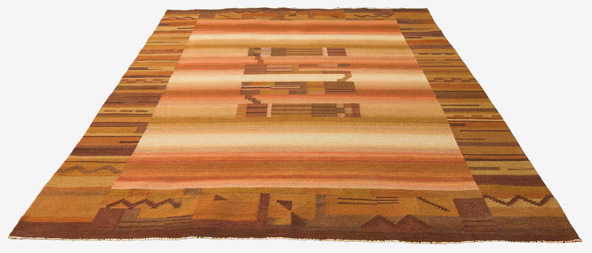 Karvalankamatto 1930-luku, noin 196 x 300cm.