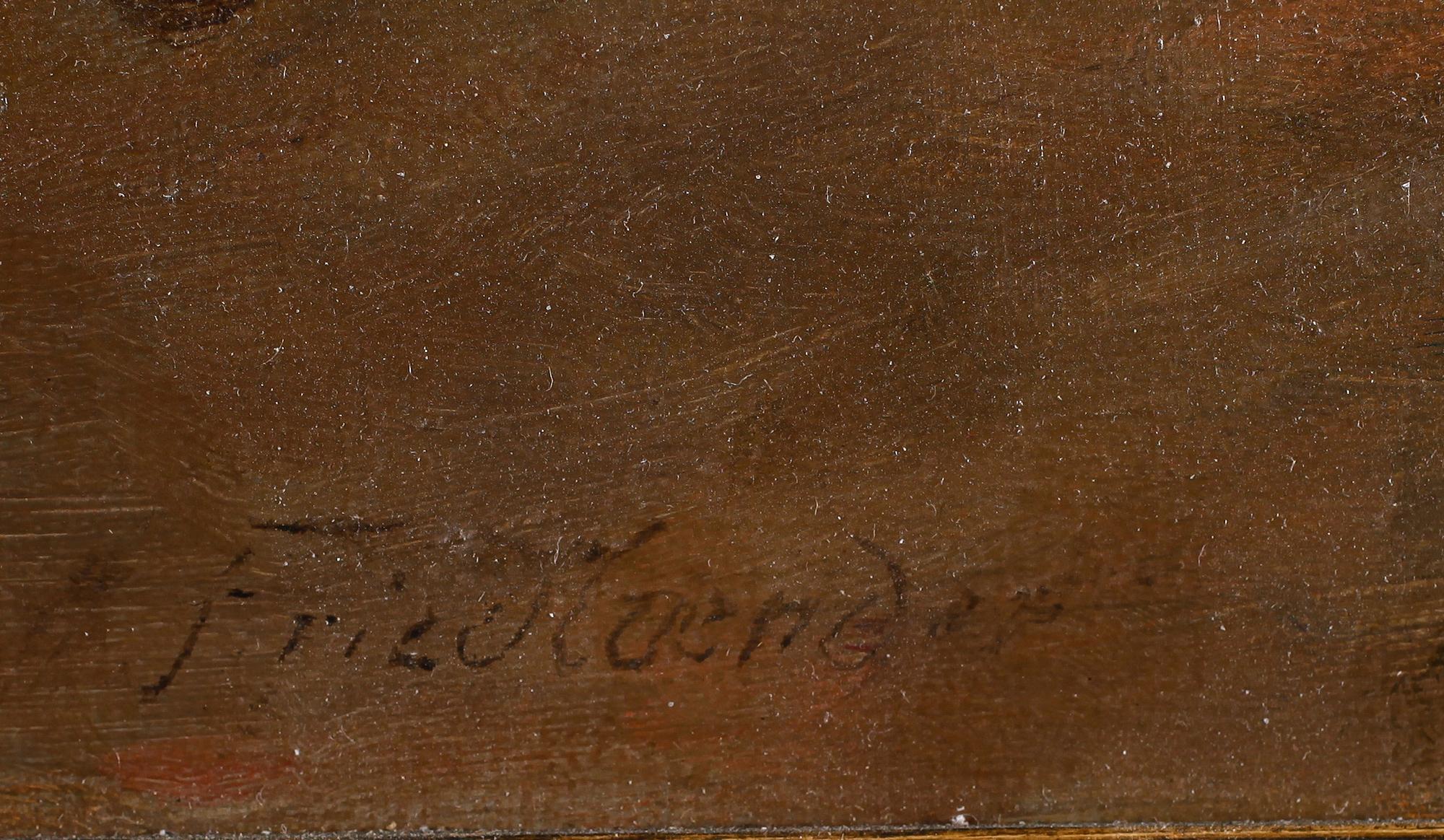 ALFRED FRIEDLAENDER, olja på duk, signerad.