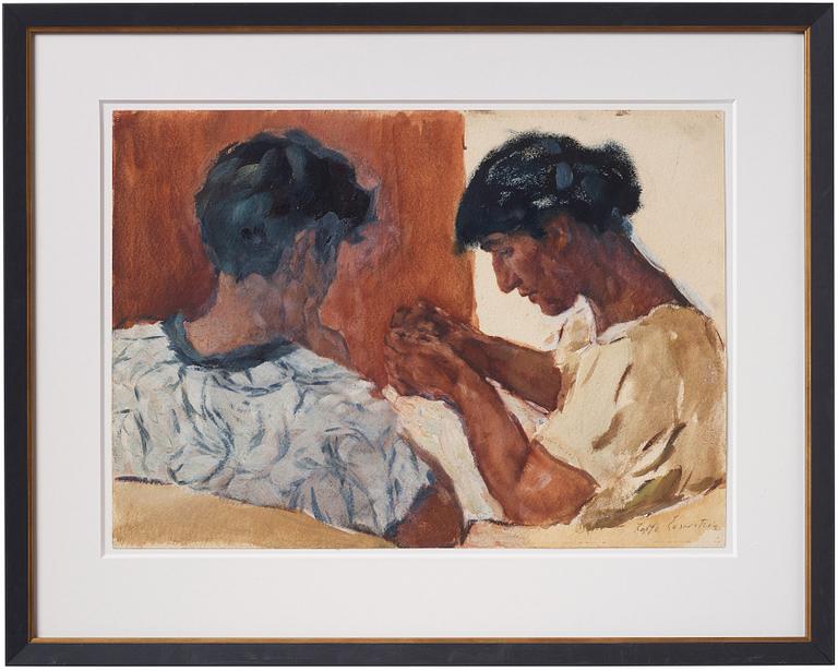 Lotte Laserstein, Portrait of a couple.