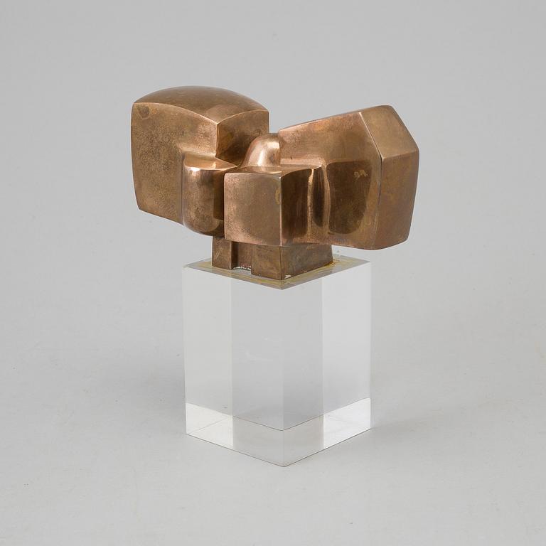 JOSÉ LUIS SANCHEZ, skulptur, brons & plexiglas, numrerad 1000/259.