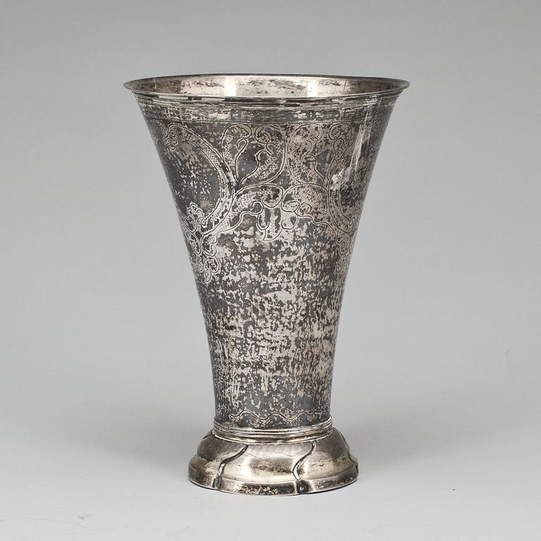 BÄGARE, silver, Carl Fredrik Seseman, Arboga 1795.