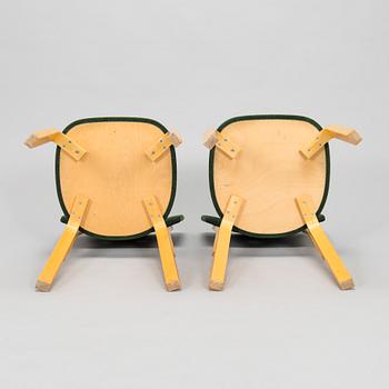 Alvar Aalto, Ten late-20th century '63' chairs for Artek.