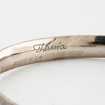 THERESIA HVORSLEV, Mema, Lidköping, -70's, a bracelet and a ring.