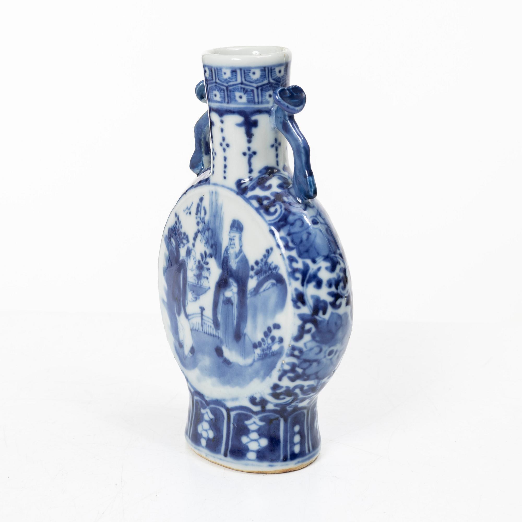 Pilgrimskrus, porslin, Kina, qing dynastin, 1800-tal.