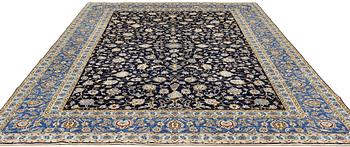 A Kashan carpet of 'Shah Abbas' design, c 376 x 276 cm.