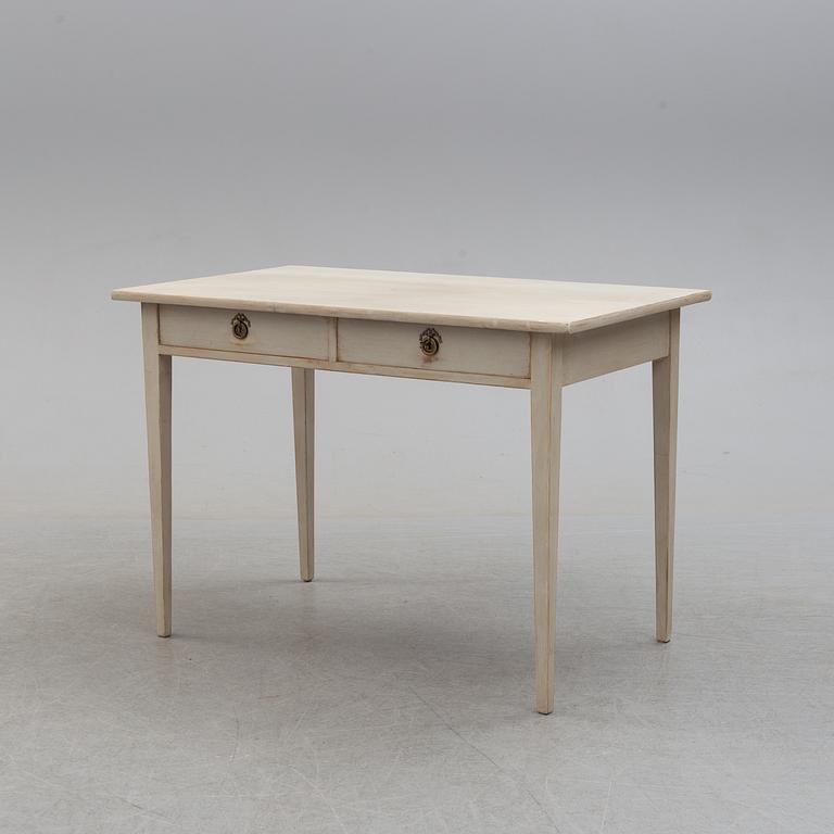 A first half of the 20th century painted writing desk.