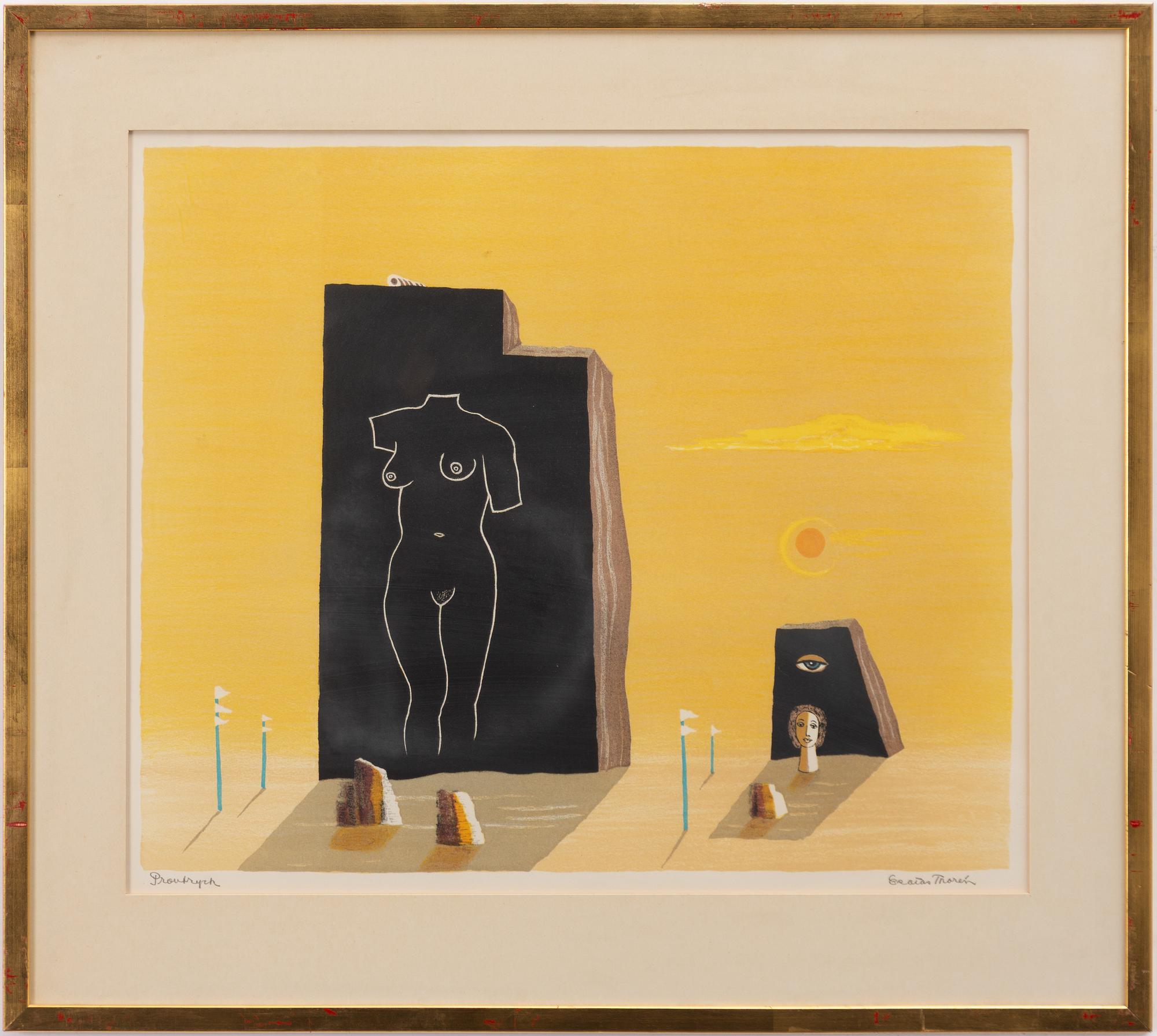 Esaias Thorén, Surrealist composition.
