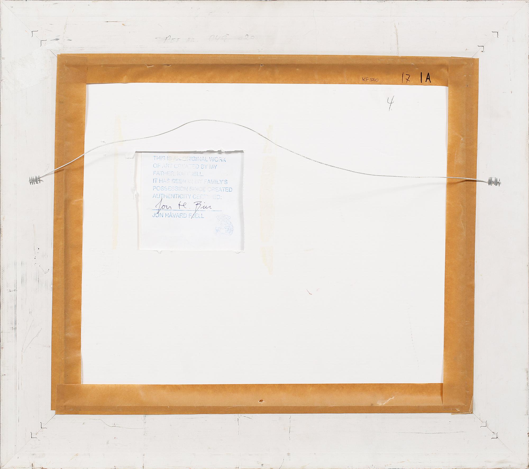 KAI FJELL, teckning, signerad och daterad 84.