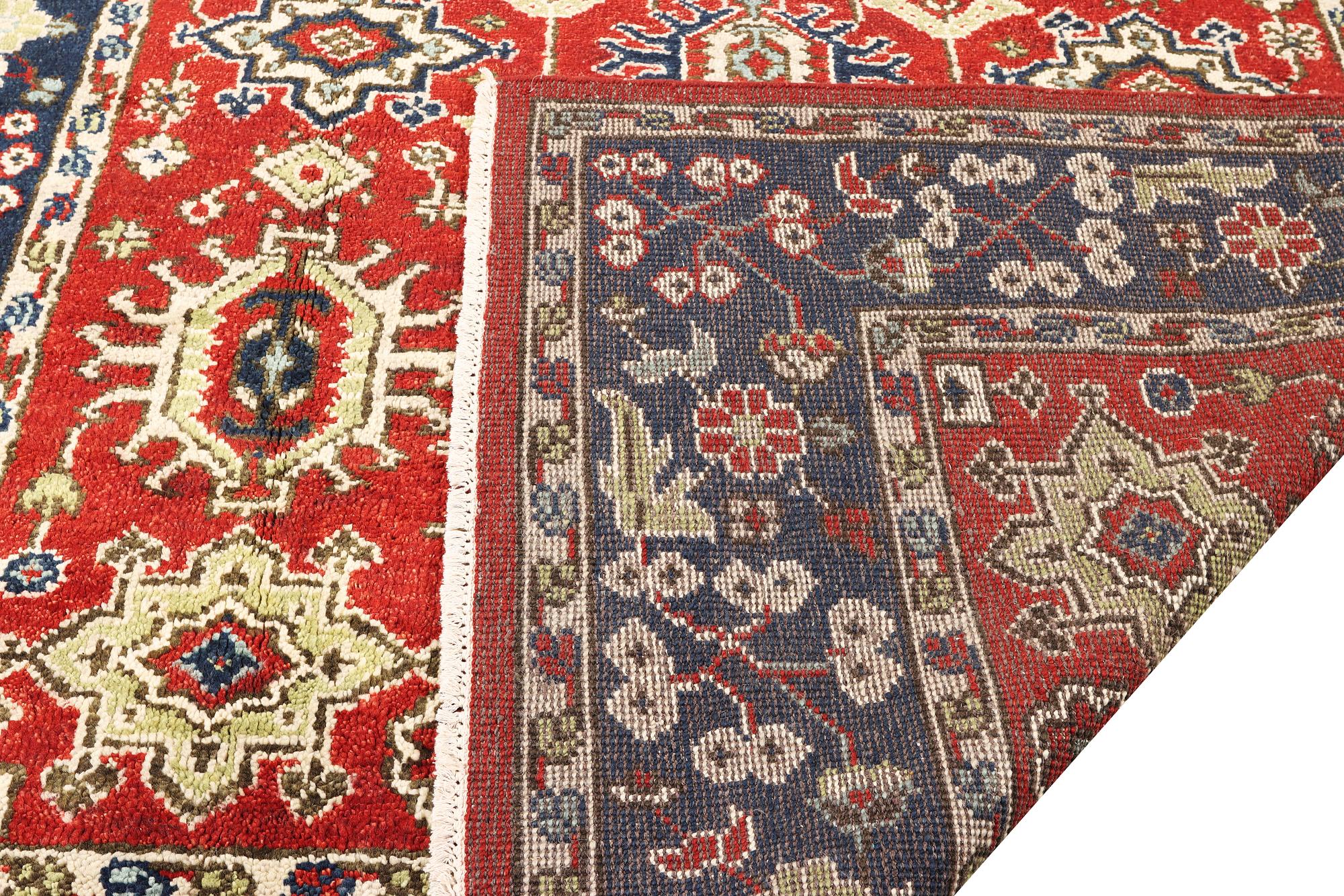 A carpet, Mamluk design, c. 308 x 242 cm.