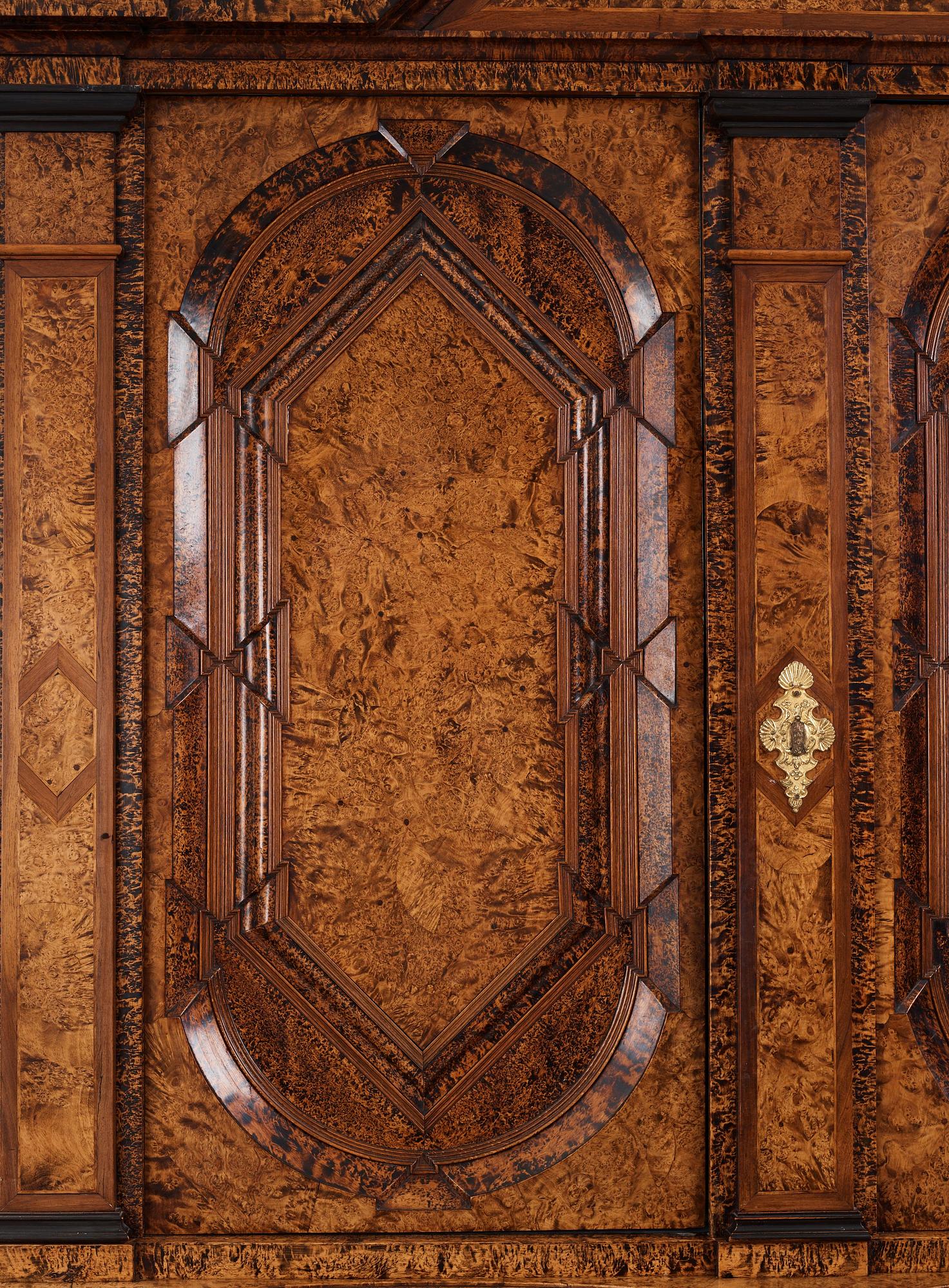 A Swedish late Baroque 18th century cupboard.