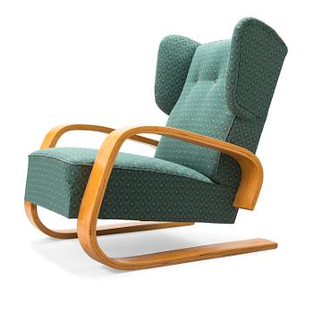 Alvar Aalto, nojatuoli, malli 38 "Tankki",  Huonekalu- ja Rakennustyötehdas A.B. 1900-luvun puoliväli.