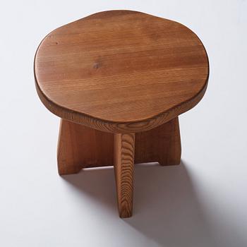 David Rosén, a Swedish Modern 'Berga' pine stool, Nordiska Kompaniet, Sweden 1930-1940s.