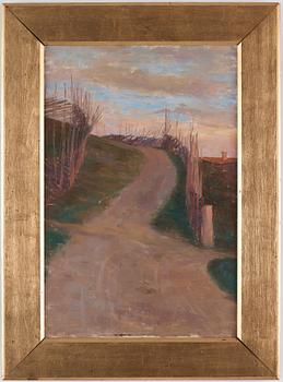 Prins Eugen, Landscape with roundpole fence.