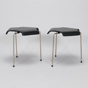 Rolf Erik Nyman, four 1950s model 47 stools for Sope Kaluste Oy.