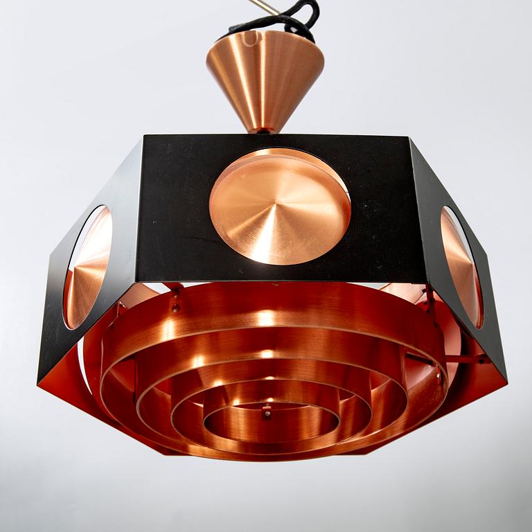 Birger Hammerstad, Ceiling lamp, copper, Model 367/68.