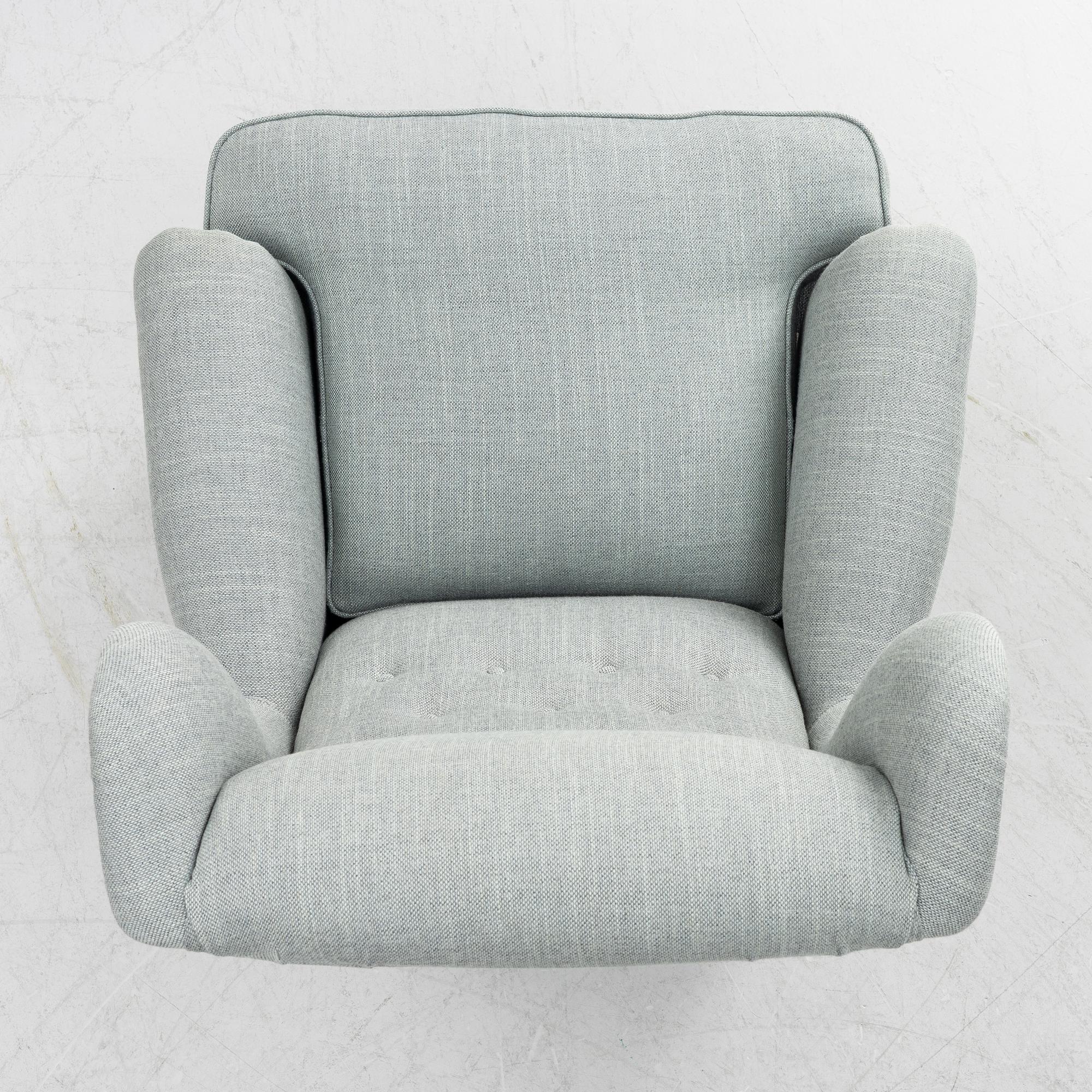 Carl Malmsten, Fåtölj, ”Häggbom”, O.H.Sjögren, Tranås, 2022.