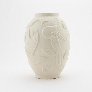 Anna-Lisa Thomson, an earthenware floor vase, Upsala-Ekeby, Sweden, mid 20th century.