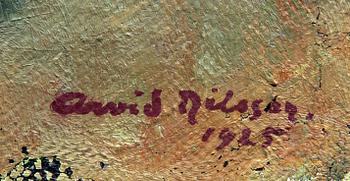 ARVID NILSSON, oljemålning på duk, sign o dat- 1925.